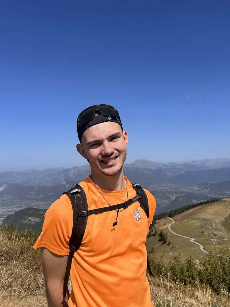 Dorian Grandfils en montagne