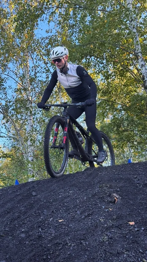Séance de coaching VTT sur le terrain